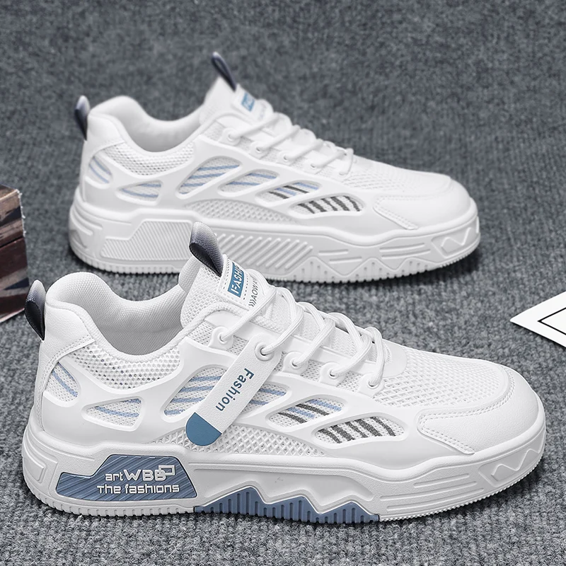 Men's Summer Breathable Mesh Casual Sports Shoes Low Top Canvas Sneakers Soft Bottom Fashionable Increase Height White Shoes
Men's Summer Breathable Mesh Casual Sports Shoes Low Top Canvas Sneakers Soft Bottom Fashionable Increase Height White Shoes