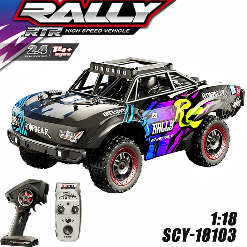 SCY 18103 RC Cars 1/18 2.4G 4WD Off-Road Monster Trucks High Speed Remote-Controlled All Terrain Vehicles Toys for Adults
SCY 18103 RC Cars 1/18 2.4G 4WD Off-Road Monster Trucks High Speed Remote-Controlled All Terrain Vehicles Toys for Adults