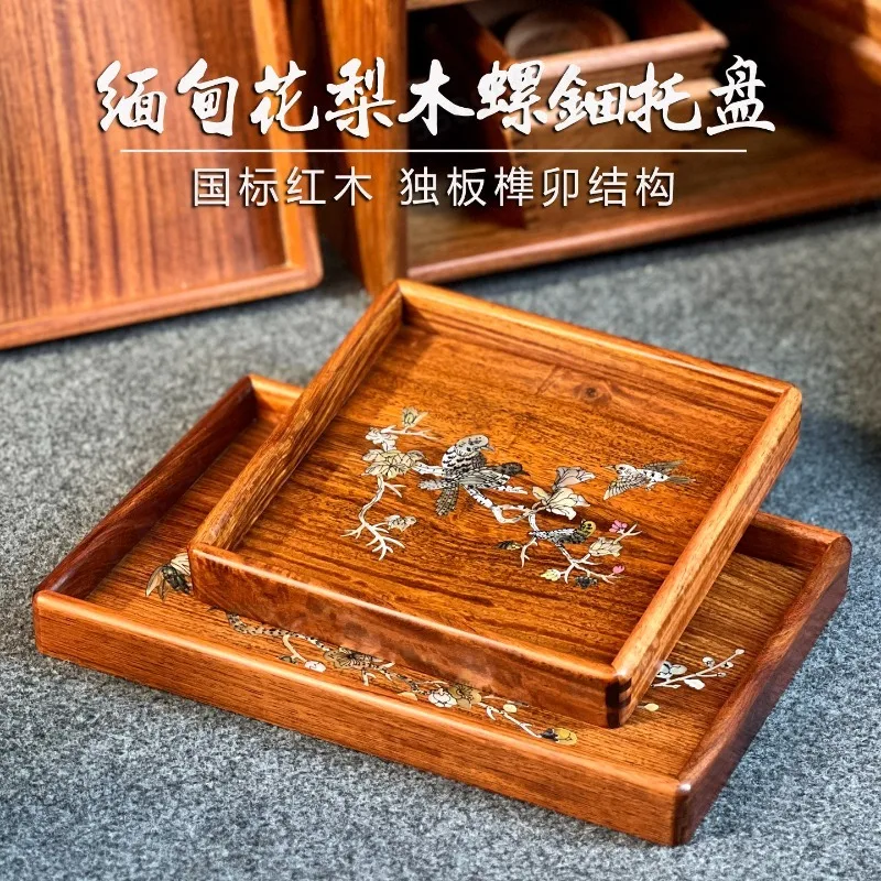 Premium Mahogany Serving Tray, Full Rosewood Tea Dry Table, Household Collectibles Organizer, Exquisite Gift & Decoration
Premium Mahogany Serving Tray, Full Rosewood Tea Dry Table, Household Collectibles Organizer, Exquisite Gift & Decoration
