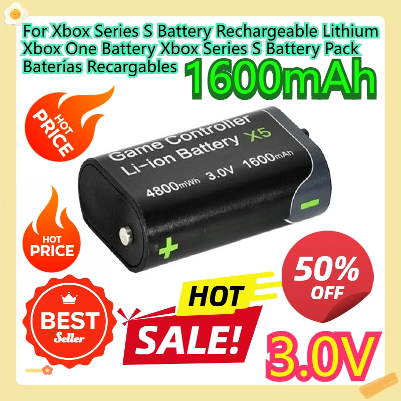 For Xbox Series S Battery Rechargeable Lithium Xbox One Battery Xbox Series S Battery Pack Baterías Recargables
For Xbox Series S Battery Rechargeable Lithium Xbox One Battery Xbox Series S Battery Pack Baterías Recargables