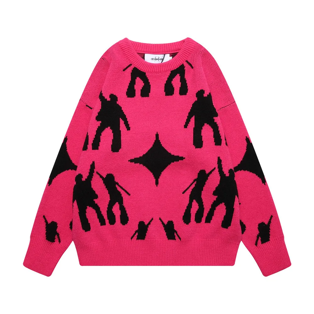 Abstract Human Shadow Knitwear Men Fashion Couple Harajuku Casual Pullover Hip-hop High Street Full Print Sweater Autumn Winter
Abstract Human Shadow Knitwear Men Fashion Couple Harajuku Casual Pullover Hip-hop High Street Full Print Sweater Autumn Winter