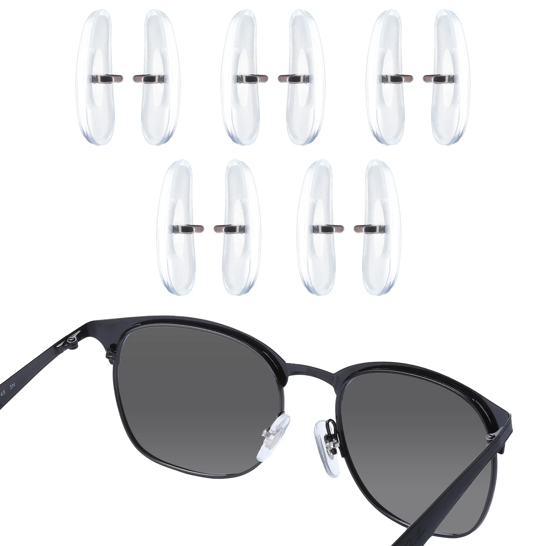 Rarayvix Replacement Rubber Nose Pads for Ray-Ban Scuderia Ferrari Collection RB3673M 56mm Sunglasses Frame - Multiple Options
Rarayvix Replacement Rubber Nose Pads for Ray-Ban Scuderia Ferrari Collection RB3673M 56mm Sunglasses Frame - Multiple Options