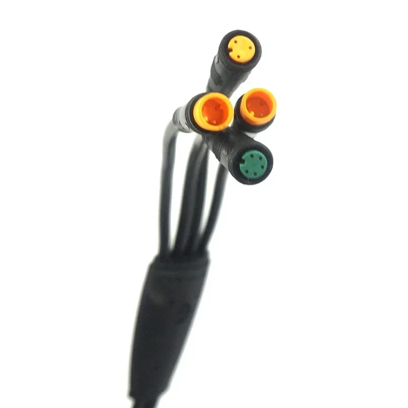 Electric Bicycle Integration Cable Waterproof 1 To 5 For KT Controller Black Line 132cm Wire E-bike Cable Cycling Parts
Electric Bicycle Integration Cable Waterproof 1 To 5 For KT Controller Black Line 132cm Wire E-bike Cable Cycling Parts