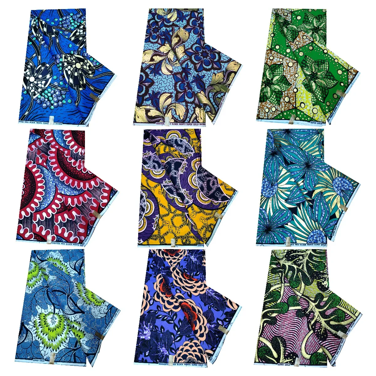 16 Patterns Prints African Style Wax Fabric,Cotton Batik Fabric for Summer Spring Clothing Pants Cushion Sofa,6 Yards Long R973
16 Patterns Prints African Style Wax Fabric,Cotton Batik Fabric for Summer Spring Clothing Pants Cushion Sofa,6 Yards Long R973
