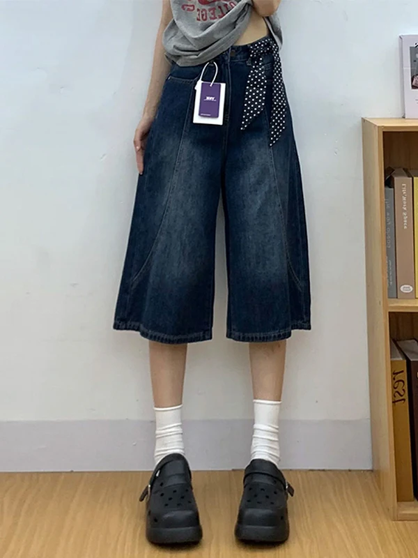 American Retro Deep Blue Seven-Five Wide Leg Jeans Women's Summer New Thin Loose Slim Straight Tube Mid-Pants Casual High Wai...
American Retro Deep Blue Seven-Five Wide Leg Jeans Women's Summer New Thin Loose Slim Straight Tube Mid-Pants Casual High Wai...