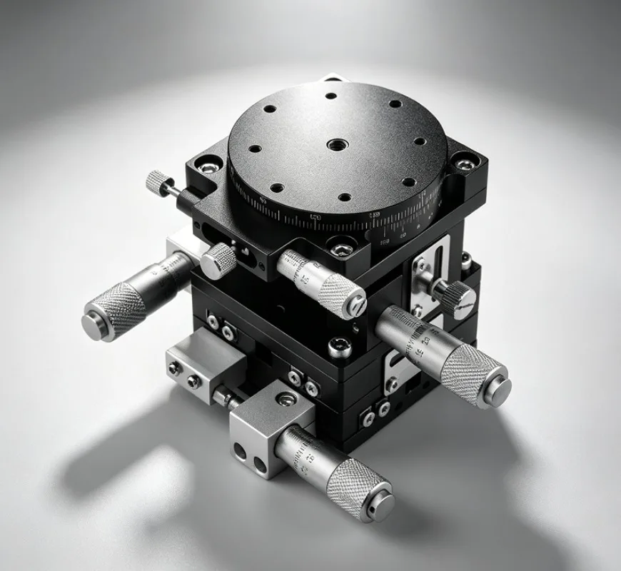 LT60-LM 60x60mm 4-Axis Manual XYZR Linear Stage, Cross-Roller Bearing Trimming Platform 29.4N Load
LT60-LM 60x60mm 4-Axis Manual XYZR Linear Stage, Cross-Roller Bearing Trimming Platform 29.4N Load