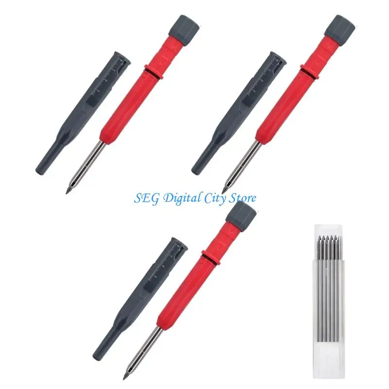 U75B Set of 3 Piece ABS Plastic Marking Pencils With 2.8MM Metal Tip Depth For Industrial Crafts And Woodwork
U75B Set of 3 Piece ABS Plastic Marking Pencils With 2.8MM Metal Tip Depth For Industrial Crafts And Woodwork