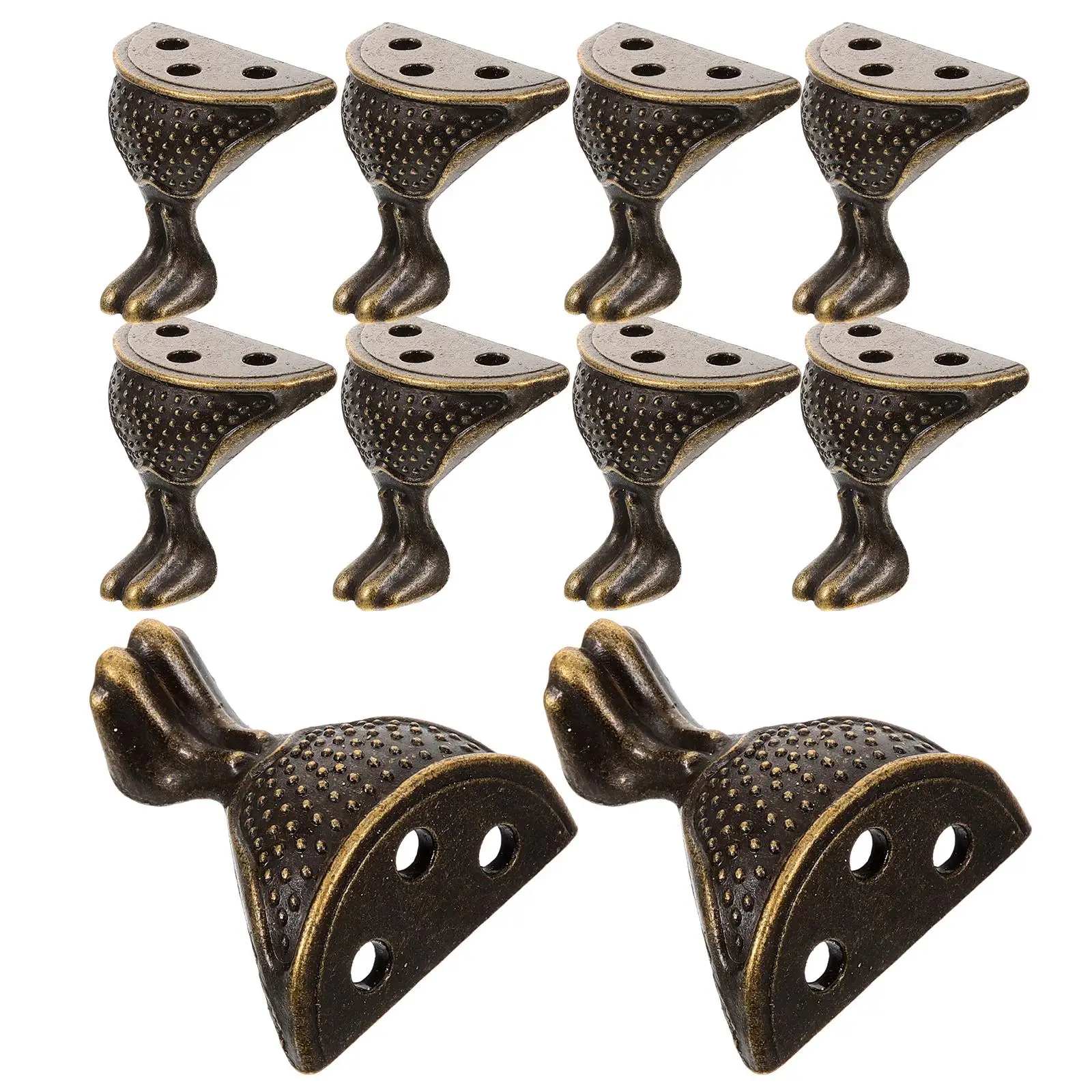 10 Pcs Zinc Alloy Furniture Feet Hardware Gift Box Decorative Base Bronze Protector Table Chair Leg Replacement Metal
10 Pcs Zinc Alloy Furniture Feet Hardware Gift Box Decorative Base Bronze Protector Table Chair Leg Replacement Metal