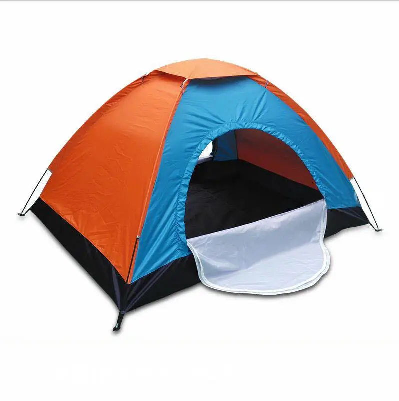 Single-layer manual tent mountaineering double color matching picnic tent waterproof and UV protection
Single-layer manual tent mountaineering double color matching picnic tent waterproof and UV protection