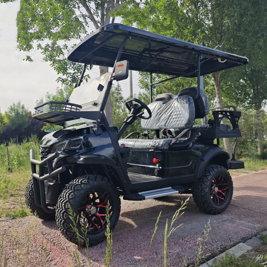 Brand New 4 Wheel Utility Vehicle 4 Seater 72V Lead-Acid Battery And Lithium Battery Optional Powered Club Electric Golf Cart
Brand New 4 Wheel Utility Vehicle 4 Seater 72V Lead-Acid Battery And Lithium Battery Optional Powered Club Electric Golf Cart