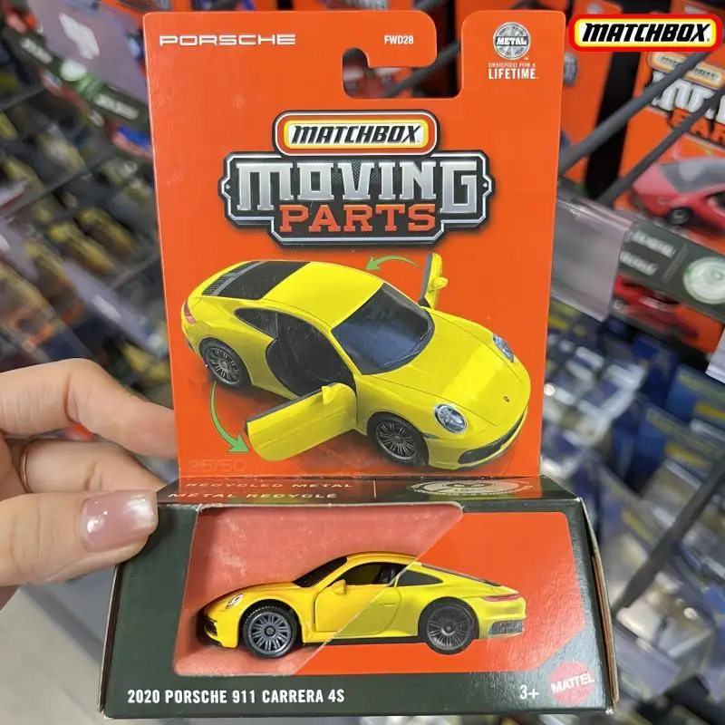 Оригинальный автомобиль 25F Matchbox, 1/64, металлические литые под давлением движущиеся детали, 2020 PORSCHE 911 CARRERA 4S, модель автомобиля, игрушки, коллекция подарков для мальчиков
Оригинальный автомобиль 25F Matchbox, 1/64, металлические литые под давлением движущиеся детали, 2020 PORSCHE 911 CARRERA 4S, модель автомобиля, игрушки, коллекция подарков для мальчиков