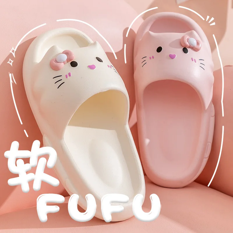 Custom. Soft EVA Thick Sole Cute Kitten Slippers Women Summer Girly Home Bathroom Non-Slip Slippers
Custom. Soft EVA Thick Sole Cute Kitten Slippers Women Summer Girly Home Bathroom Non-Slip Slippers
