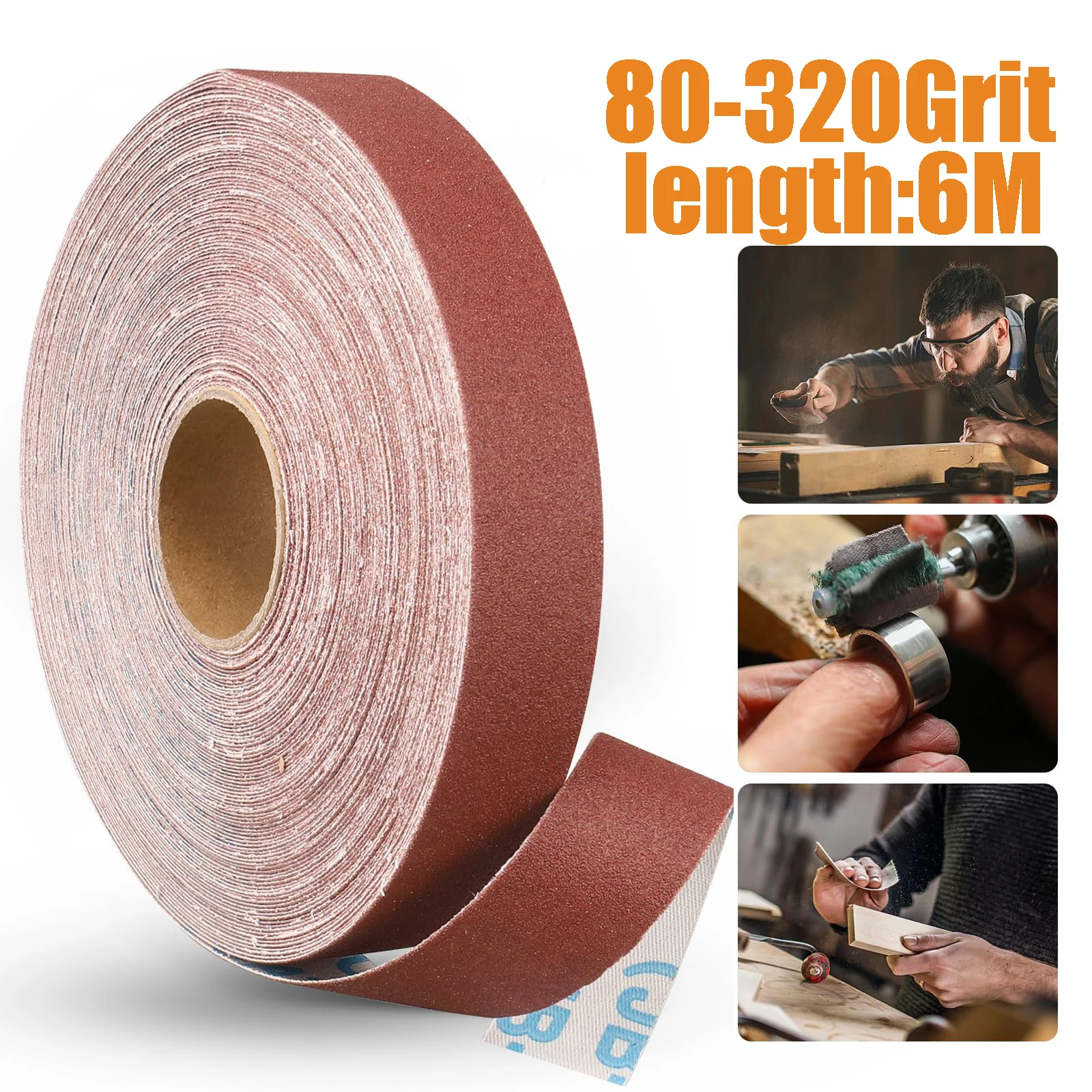 Рулон наждачной бумаги с зернистостью 80/320, рулон наждачной бумаги размером ножки для отделки деревянной мебели, шлифовки металла и полировки автомобилей
Рулон наждачной бумаги с зернистостью 80/320, рулон наждачной бумаги размером ножки для отделки деревянной мебели, шлифовки металла и полировки автомобилей