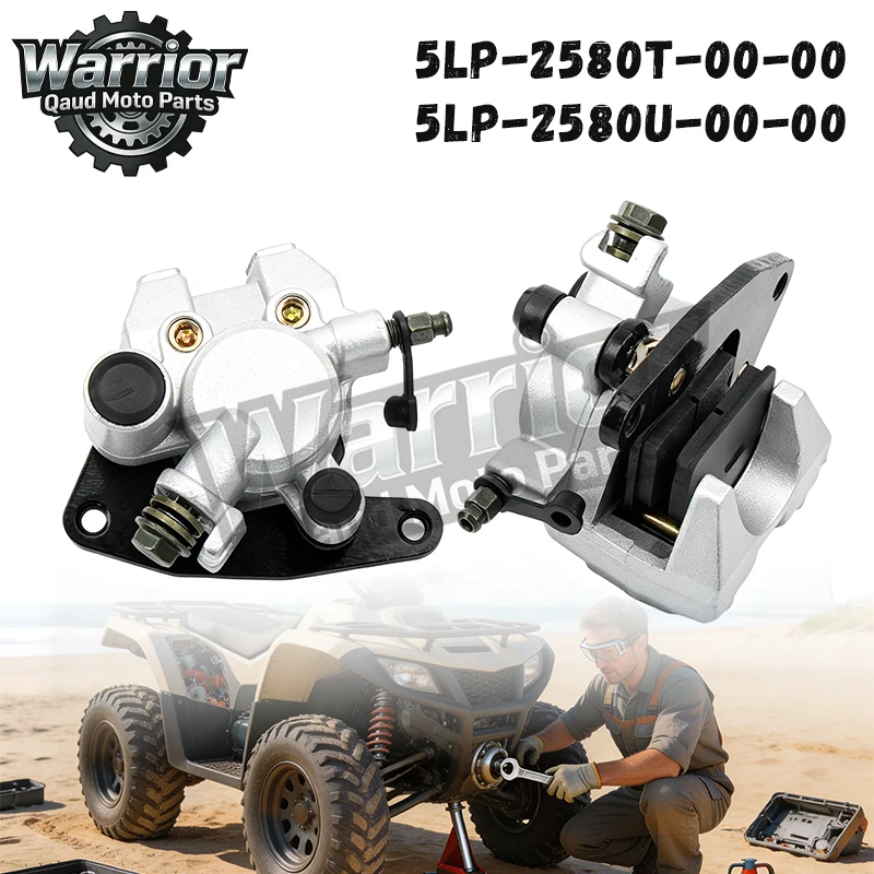 FRONT BRAKE CALIPER ASSY RIGHT LEFT,FOR YAMAHA RAPTOR 350 660R BANSHEE SE LE SP WARRIOR YFZ450 5LP-2580T-00-00 5LP-2580U-00-00
FRONT BRAKE CALIPER ASSY RIGHT LEFT,FOR YAMAHA RAPTOR 350 660R BANSHEE SE LE SP WARRIOR YFZ450 5LP-2580T-00-00 5LP-2580U-00-00