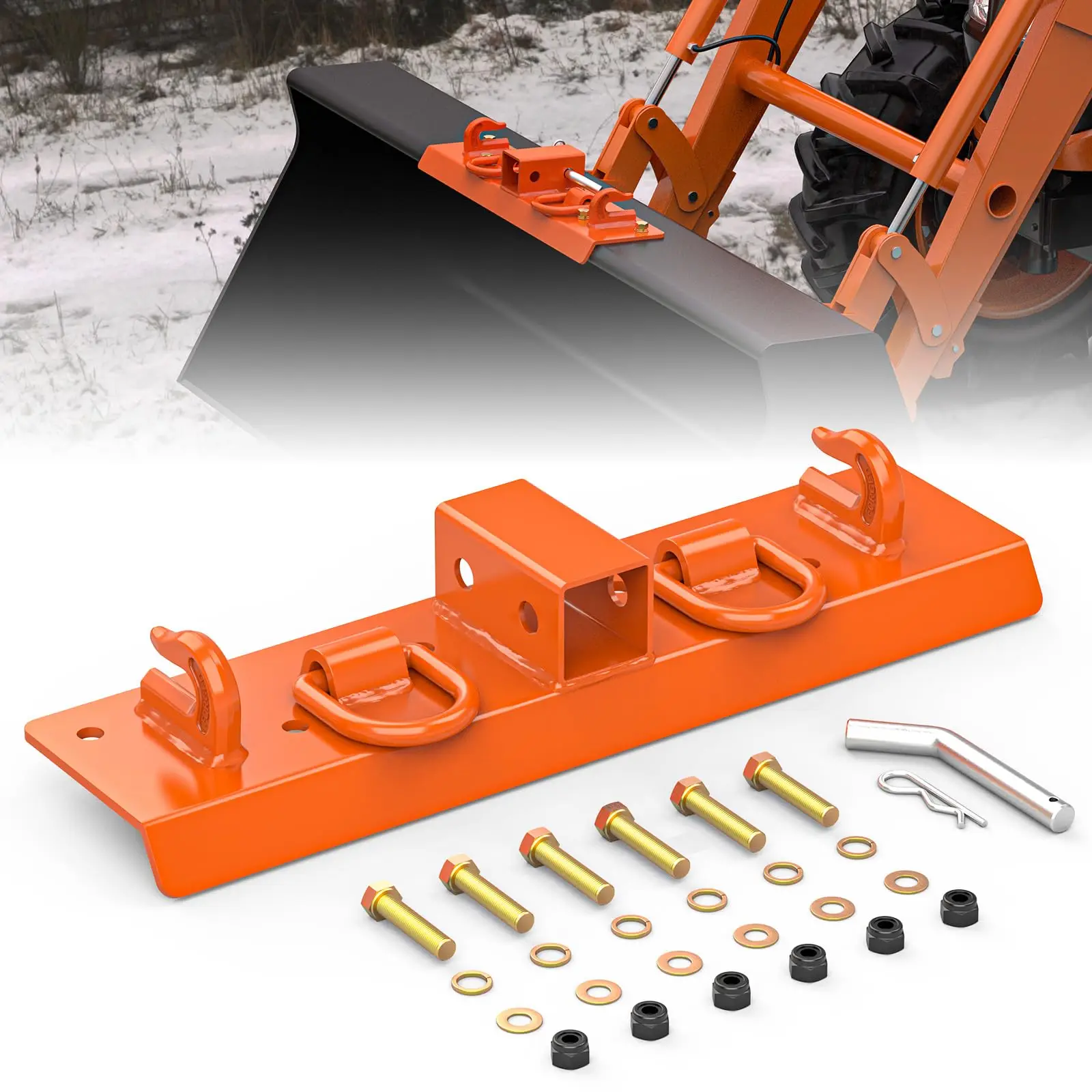 Heavy Duty Tractor Bucket Attachment With 2 Inch Receiver 3 8 Inch Grab Hooks And 1 2 Inch D Rings
Heavy Duty Tractor Bucket Attachment With 2 Inch Receiver 3 8 Inch Grab Hooks And 1 2 Inch D Rings