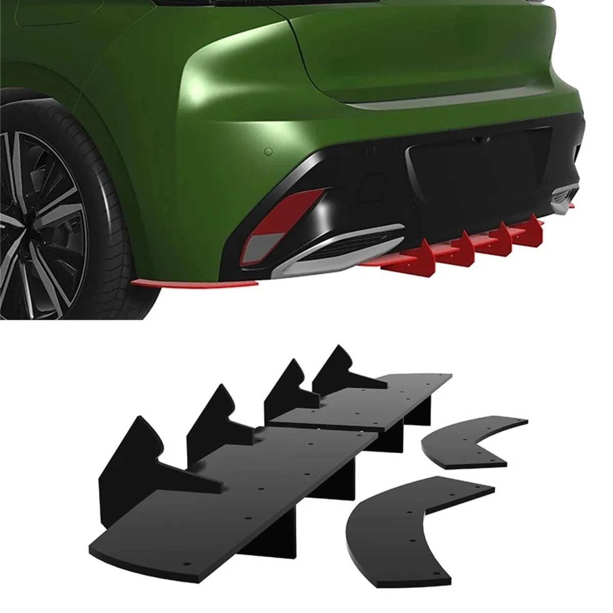 For Peugeot 308 Allure 2022-2025 Car Rear Bumper Spoiler Lip Diffuser Modification Part Bumper Guard Protector Car Accessories
For Peugeot 308 Allure 2022-2025 Car Rear Bumper Spoiler Lip Diffuser Modification Part Bumper Guard Protector Car Accessories