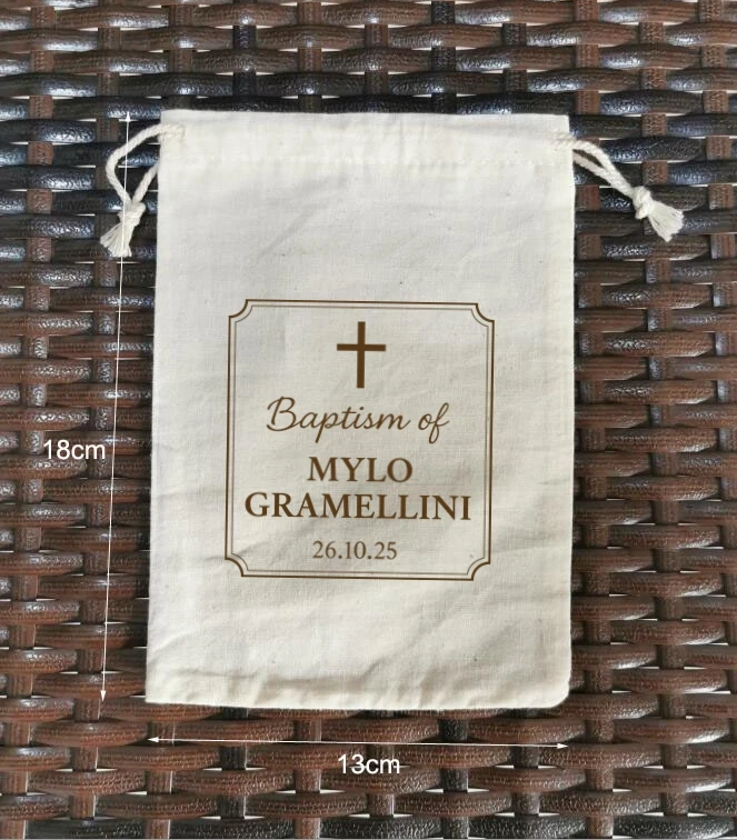 100 Pieces Customised Logo 13x18cm Drawstring Cotton Bags Gift Pouches Screen Printed With Coffee Color Logo
100 Pieces Customised Logo 13x18cm Drawstring Cotton Bags Gift Pouches Screen Printed With Coffee Color Logo