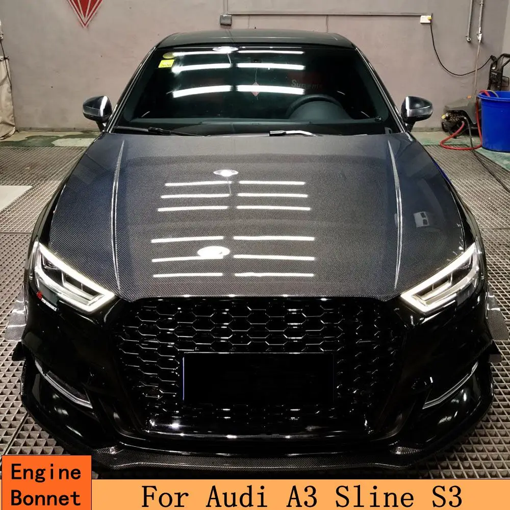 Carbon Fiber Car Front Hood Covers Bumper Engine Decoration Trims For Audi A3 Sline S3 2014 2015 2016
Carbon Fiber Car Front Hood Covers Bumper Engine Decoration Trims For Audi A3 Sline S3 2014 2015 2016