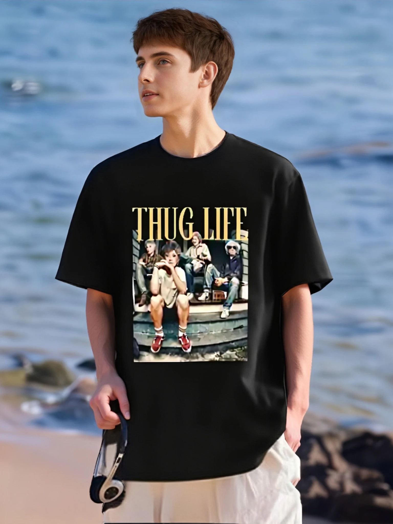 The Golden Girls Thug Life Shirt, Steetwerar Graphics tee, Summer Tee, Funny Tee,Sweatshirt/T-shirt Casual Crew Neck, 100% Cotto
The Golden Girls Thug Life Shirt, Steetwerar Graphics tee, Summer Tee, Funny Tee,Sweatshirt/T-shirt Casual Crew Neck, 100% Cotto