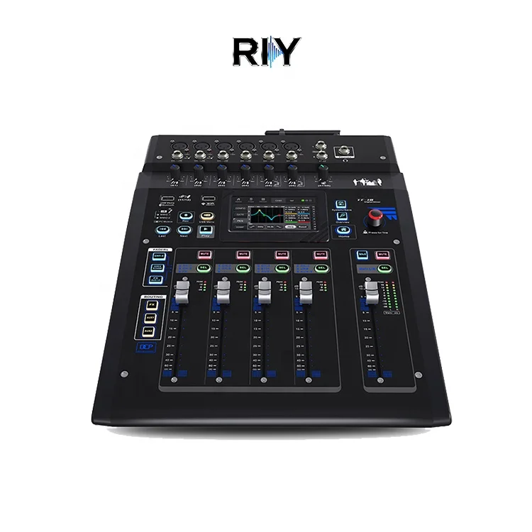 TF10 10-Channel Professional Digital Mixer with Blue-tooth Function Digital Mixer for Stage Performances
TF10 10-Channel Professional Digital Mixer with Blue-tooth Function Digital Mixer for Stage Performances