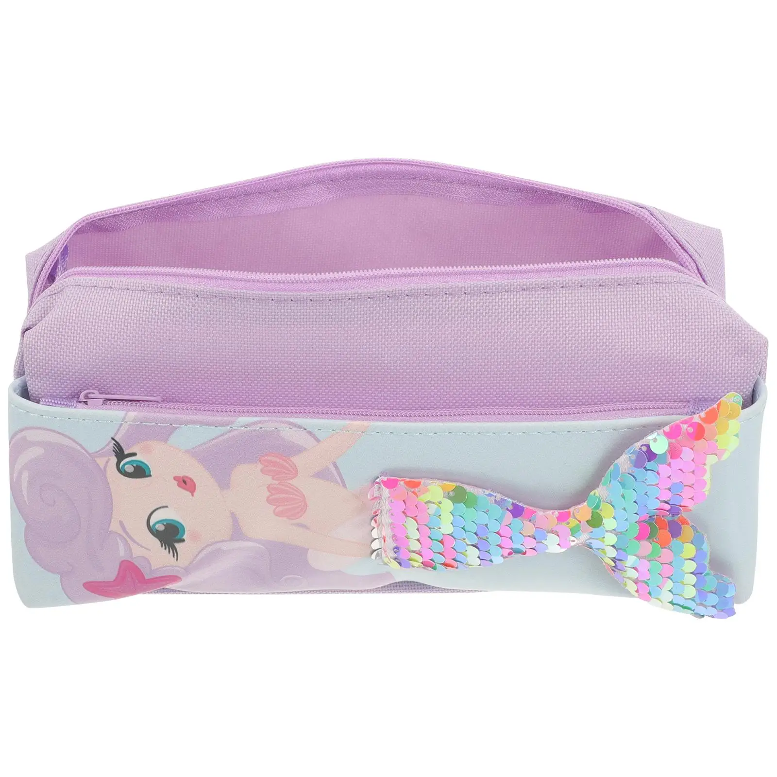 Sequin Pencil Case Cute Mermaid Slim Pouch Girls Purple Double Layer Oxford Cloth Zipper School Supplies Stationery Storage Box
Sequin Pencil Case Cute Mermaid Slim Pouch Girls Purple Double Layer Oxford Cloth Zipper School Supplies Stationery Storage Box