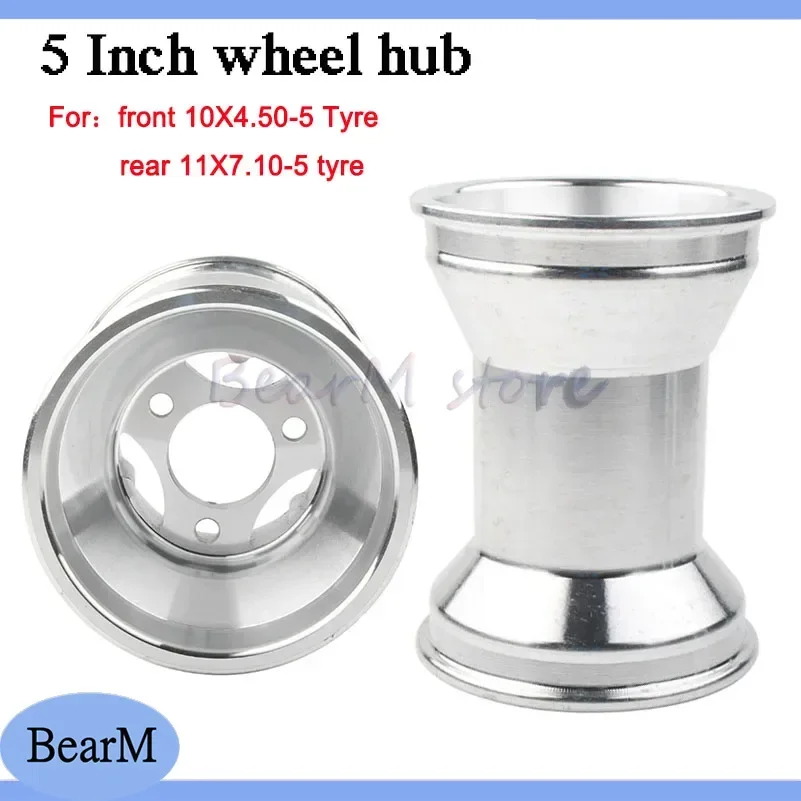 Kart 10x4.50-5 front or 11x7.10-5 rear wheel hub 5 inch Go-kart car 4 drift Aluminium alloy rims
Kart 10x4.50-5 front or 11x7.10-5 rear wheel hub 5 inch Go-kart car 4 drift Aluminium alloy rims