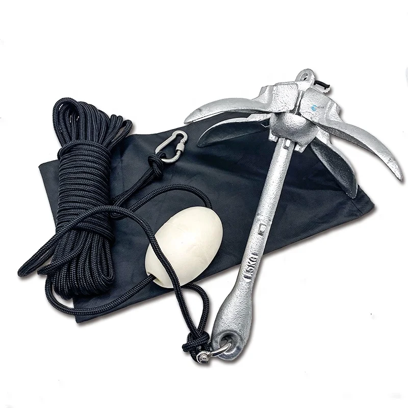 STLF Carbon Steel Galvanized 1.5KGS Folding Anchor Kit for Boat Yacht
STLF Carbon Steel Galvanized 1.5KGS Folding Anchor Kit for Boat Yacht