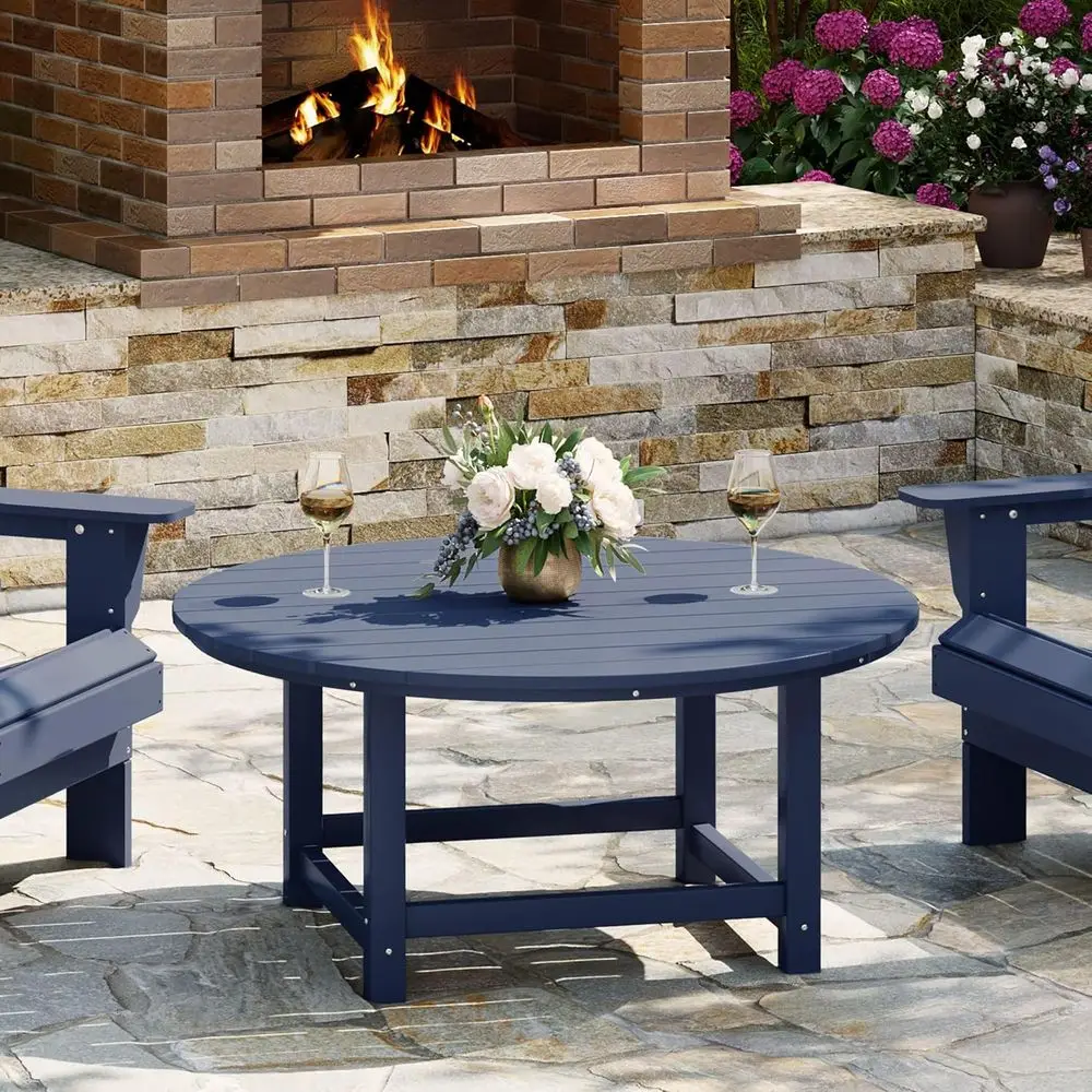 Садовый кофейный столик Malibu из HDPE, низкий, круглый, темно-синий
Садовый кофейный столик Malibu из HDPE, низкий, круглый, темно-синий