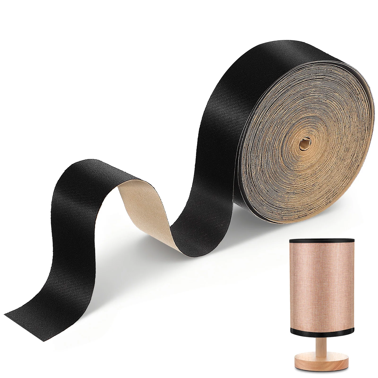 Self Adhesive Lamp Shade Fabric Tape Edging Durable Protective Strip for DIY Round Drum Lampshade Simple Lampshade Decor
Self Adhesive Lamp Shade Fabric Tape Edging Durable Protective Strip for DIY Round Drum Lampshade Simple Lampshade Decor