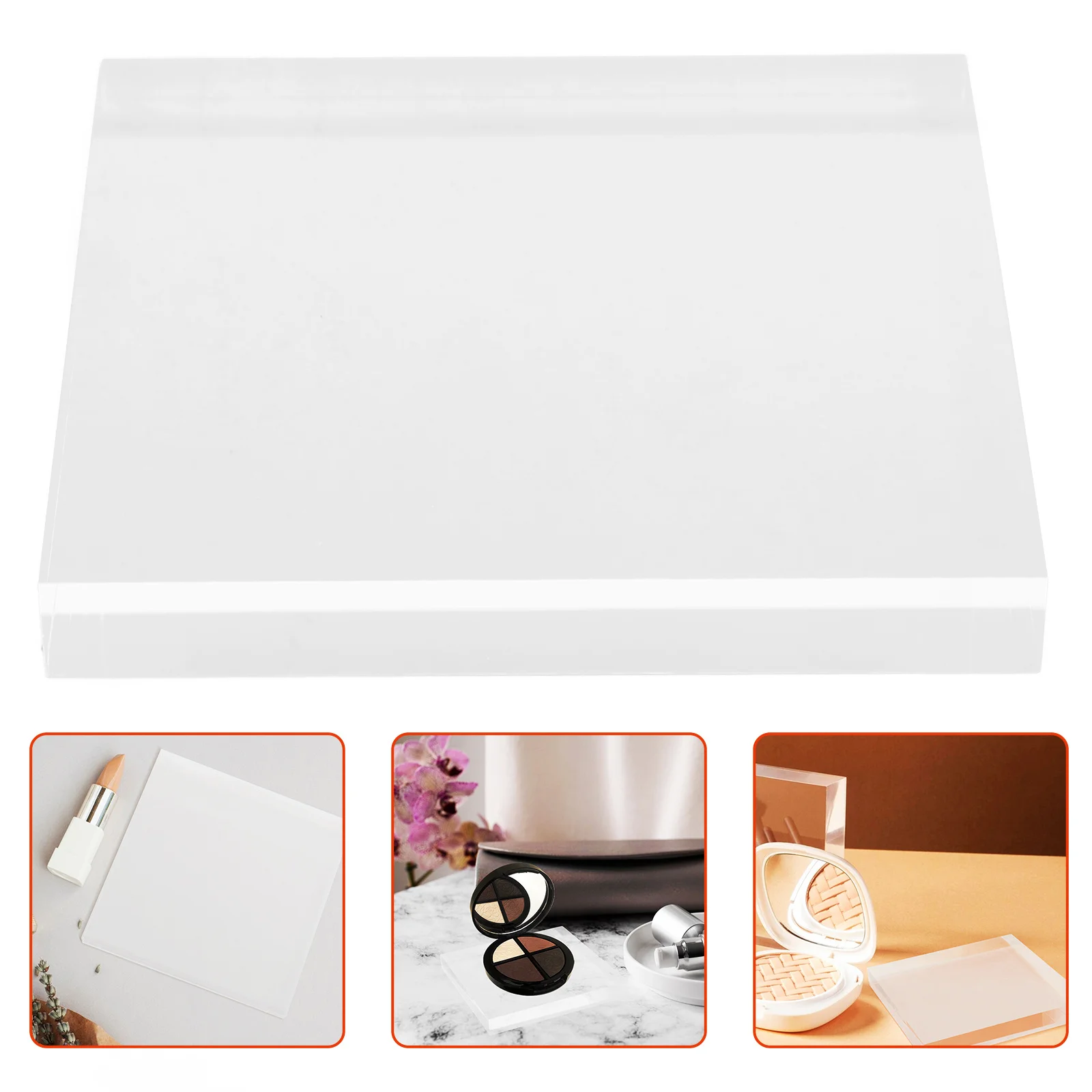 Clear Acrylic Cosmetics Display Block Square Pedestal Stand Jewelry Organizer Holder Multipurpose Desktop Storage Base
Clear Acrylic Cosmetics Display Block Square Pedestal Stand Jewelry Organizer Holder Multipurpose Desktop Storage Base