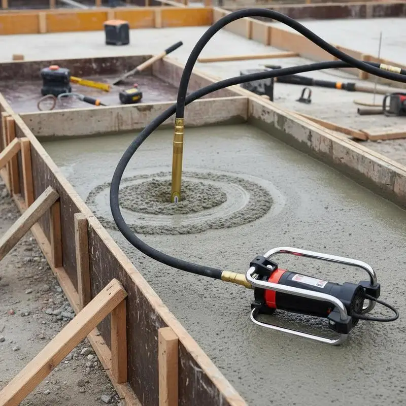 Cement Consolidation Machine 1300W 16000 VPM For Foundation Construction Bridge Building Road Paving, 2HP Copper Motor Handheld Tool 14.75ft 4.5m Shaft Air Bubble Removal Surface Leveling High Frequency Portable Design Professional Grade Grey Housing
Cement Consolidation Machine 1300W 16000 VPM For Foundation Construction Bridge Building Road Paving, 2HP Copper Motor Handheld Tool 14.75ft 4.5m Shaft Air Bubble Removal Surface Leveling High Frequency Portable Design Professional Grade Grey Housing