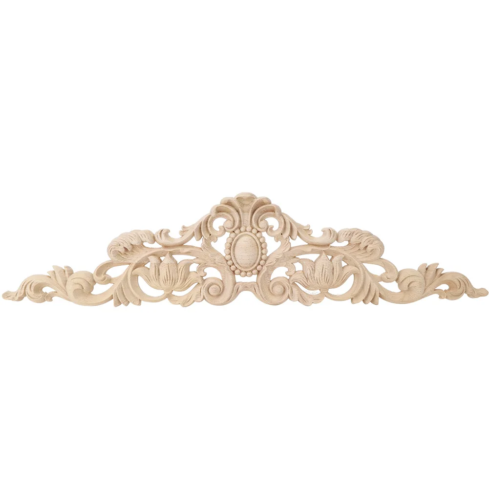 European Style Unpainted Wooden Carving Applique DIY Decoration For Home Furniture Courtyard
European Style Unpainted Wooden Carving Applique DIY Decoration For Home Furniture Courtyard
