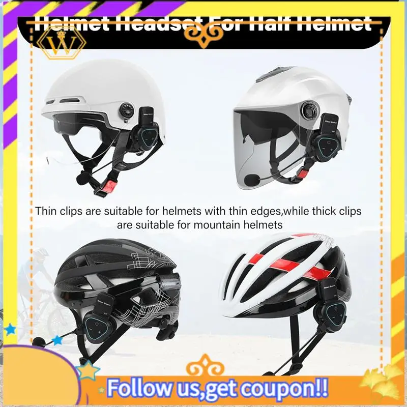 Latest-New LX1 Motorcycle Helmet Bluetooth Headset Portable Smart Noise Cancelling Waterproof Takeaway Headset
Latest-New LX1 Motorcycle Helmet Bluetooth Headset Portable Smart Noise Cancelling Waterproof Takeaway Headset