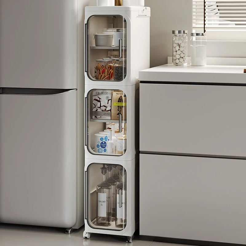Household Bathroom Narrow Seam Storage Cabinet, Multifunctional Foldable with Wheels, Dust-proof and Crevice Storage Cabinet
Household Bathroom Narrow Seam Storage Cabinet, Multifunctional Foldable with Wheels, Dust-proof and Crevice Storage Cabinet