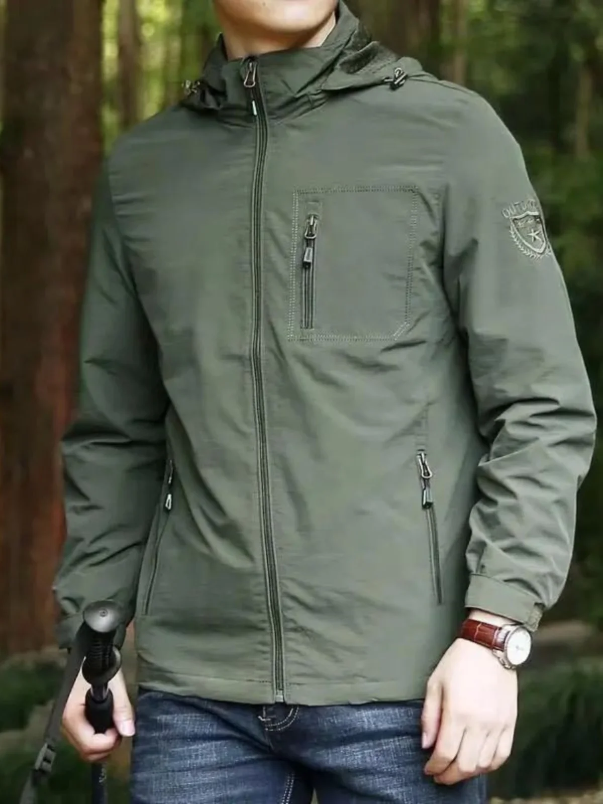 Men's Casual Hooded Zipper Jaet Lightweight Windproof Autumn Outerwear Faionable Slim Fit Youthful Sle Long Sve Coat
Men's Casual Hooded Zipper Jaet Lightweight Windproof Autumn Outerwear Faionable Slim Fit Youthful Sle Long Sve Coat