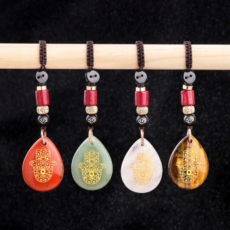 10pcs Hands of Fatima Symbol Pendant Water Drop Black Obsidian Opal Charms Car Keychain Bag Pendant Jewelry Accessories Gift
10pcs Hands of Fatima Symbol Pendant Water Drop Black Obsidian Opal Charms Car Keychain Bag Pendant Jewelry Accessories Gift
