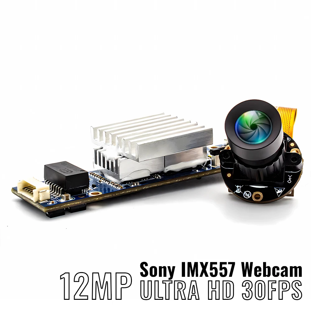 WGWK 4k 30FPS Webcam Module SONY IMX557 IP Camera Board High Quality 3.6mm M12 lens For Security Action Camera Sports Cameras
WGWK 4k 30FPS Webcam Module SONY IMX557 IP Camera Board High Quality 3.6mm M12 lens For Security Action Camera Sports Cameras