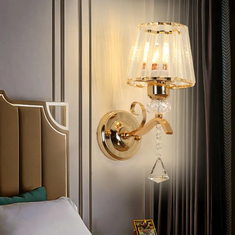 Nordic LED Wall Lamp Modern Crystal Wall Lights for Bedroom Bar Living Room Background Indoor Decor Home
Nordic LED Wall Lamp Modern Crystal Wall Lights for Bedroom Bar Living Room Background Indoor Decor Home