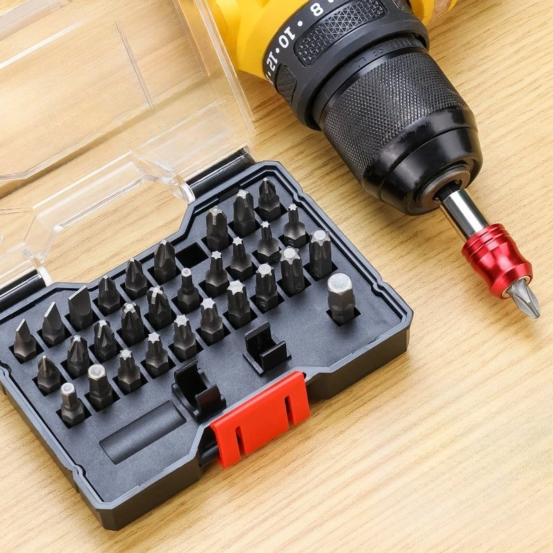 Professional 32Pc Precision Screwdriver Bit with Shank Quick Changes Adapter for Various Electric Industrial Screwdrivers Screw
Professional 32Pc Precision Screwdriver Bit with Shank Quick Changes Adapter for Various Electric Industrial Screwdrivers Screw