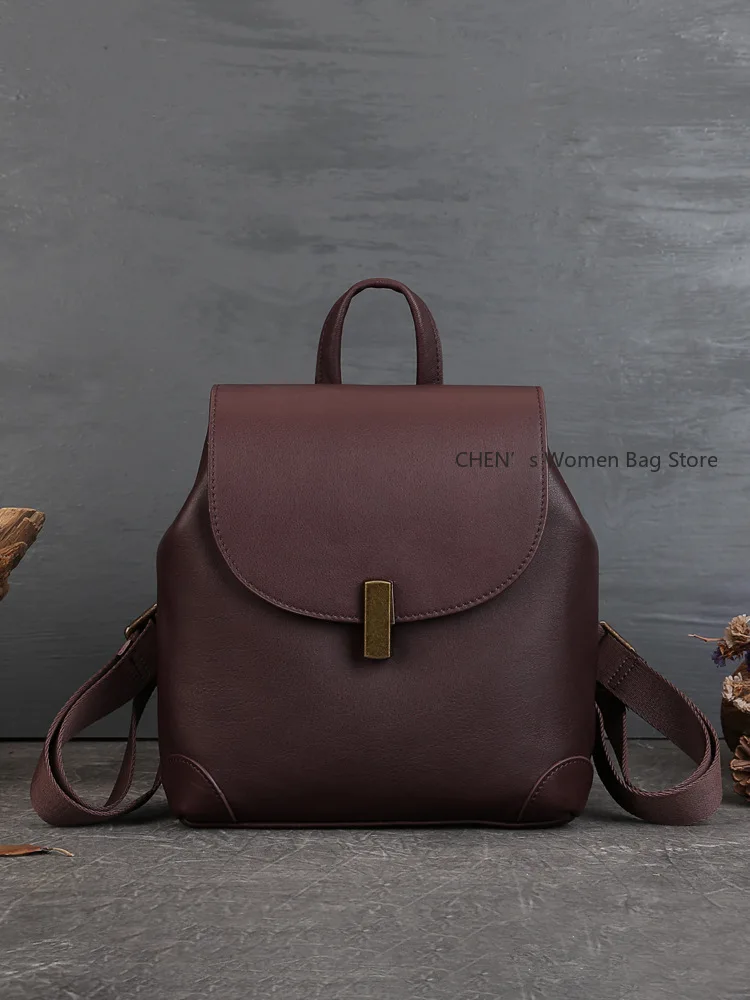 2025 New Genuine Leather Backpack Simple And Fashionable Large Capacity Women's Bag Travel Bag Schoolbag
2025 New Genuine Leather Backpack Simple And Fashionable Large Capacity Women's Bag Travel Bag Schoolbag