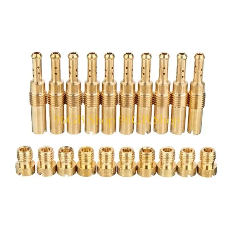 96GB Upgraded Brass Jets Set Carburetor Main Jets Kits for PE PWM Carburetor 20 Pack
96GB Upgraded Brass Jets Set Carburetor Main Jets Kits for PE PWM Carburetor 20 Pack