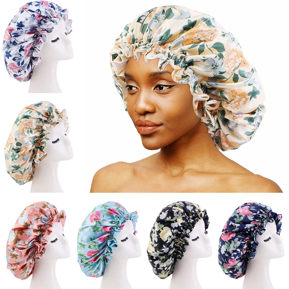 African Ankara Print Turban Satin Sleeping Cap Night Sleep Hat Elastic Hair Care Bonnet Headscarf Wrap Chemo Caps Hair Loss Hats
African Ankara Print Turban Satin Sleeping Cap Night Sleep Hat Elastic Hair Care Bonnet Headscarf Wrap Chemo Caps Hair Loss Hats