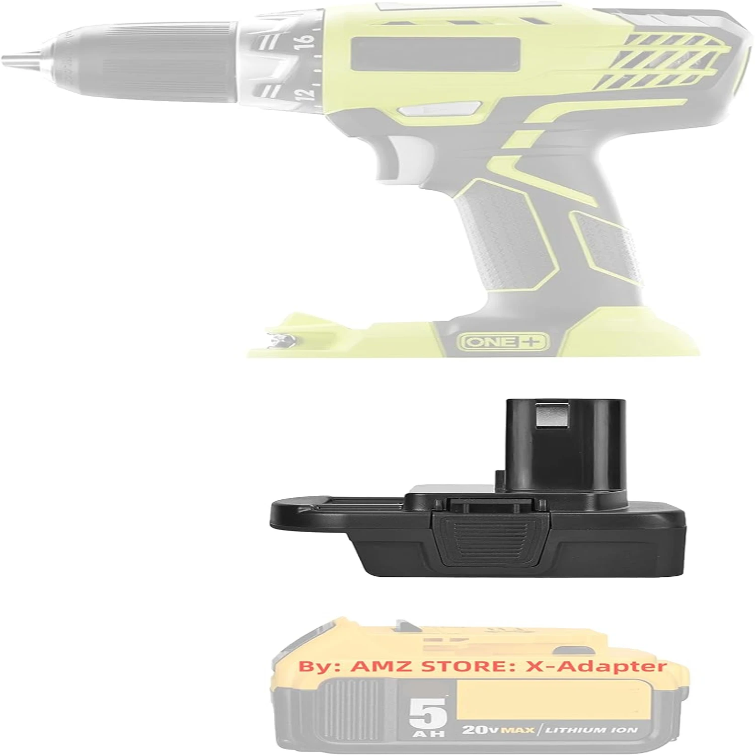 High Performance In Stock Battery Adapter for Ryobi 18V Cordless Tools, Compatible with Powerful DeWalt 20V MAX XR Li-Ion Batter
High Performance In Stock Battery Adapter for Ryobi 18V Cordless Tools, Compatible with Powerful DeWalt 20V MAX XR Li-Ion Batter