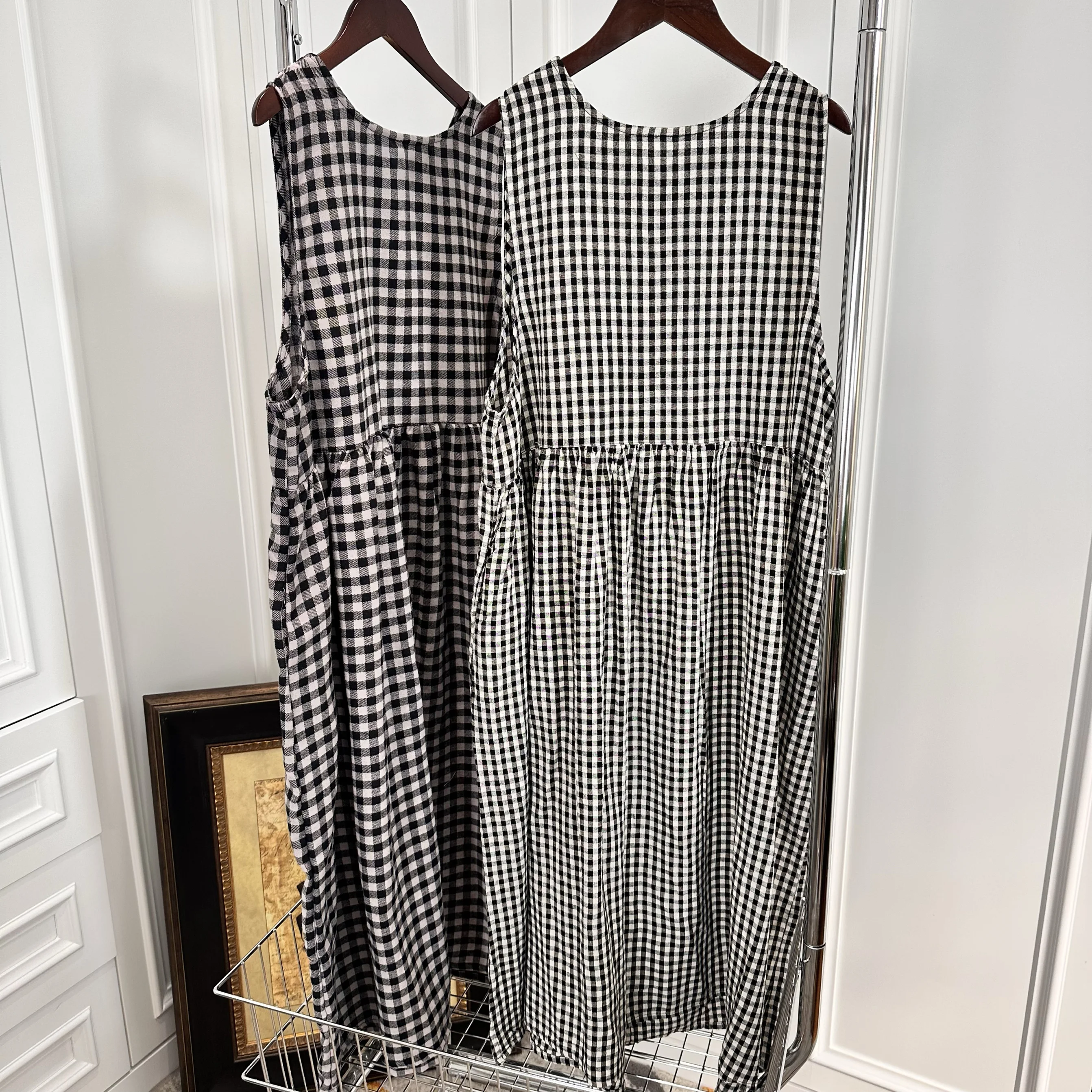 New Plaid Cotton Lin Dr Svel round Ne Vest Long A-Line Skirt Overlap Dr Women's Casual Sle Commute Autumn Winter
New Plaid Cotton Lin Dr Svel round Ne Vest Long A-Line Skirt Overlap Dr Women's Casual Sle Commute Autumn Winter