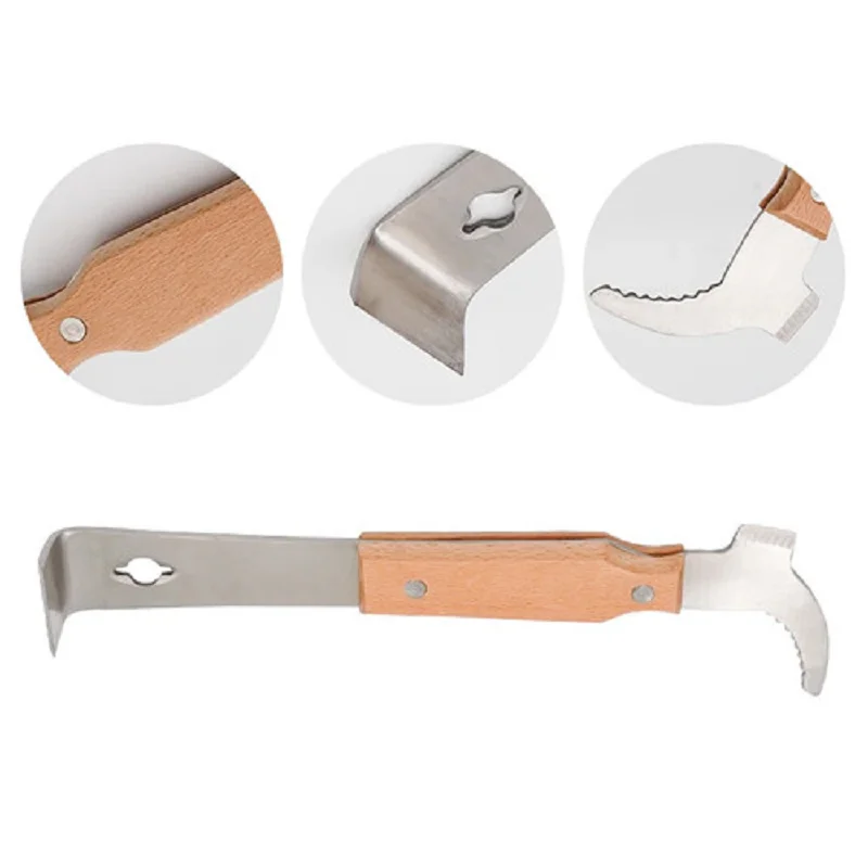2PCS Bee Hive Hook Scraper Beekeeping Hive Tool Honey Scraping Knife Hive Scraper Beekeeping Equipment Frame Cleaning Tool
2PCS Bee Hive Hook Scraper Beekeeping Hive Tool Honey Scraping Knife Hive Scraper Beekeeping Equipment Frame Cleaning Tool