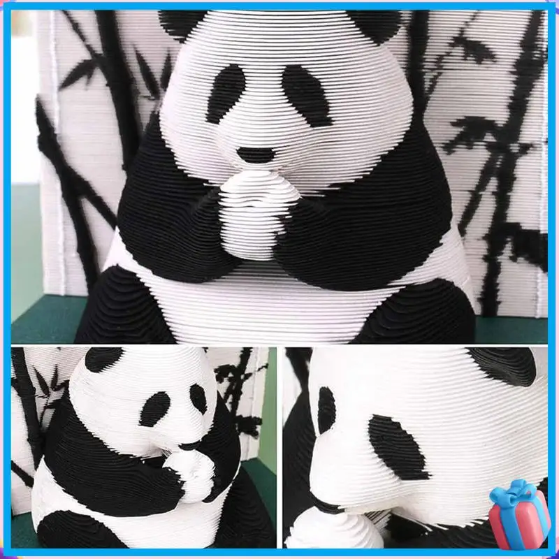 1 PCS 3D Art Panda Desktop Ornament Desktop Decoration Paper DIY Paper Carving Art Craft Panda For Office
1 PCS 3D Art Panda Desktop Ornament Desktop Decoration Paper DIY Paper Carving Art Craft Panda For Office