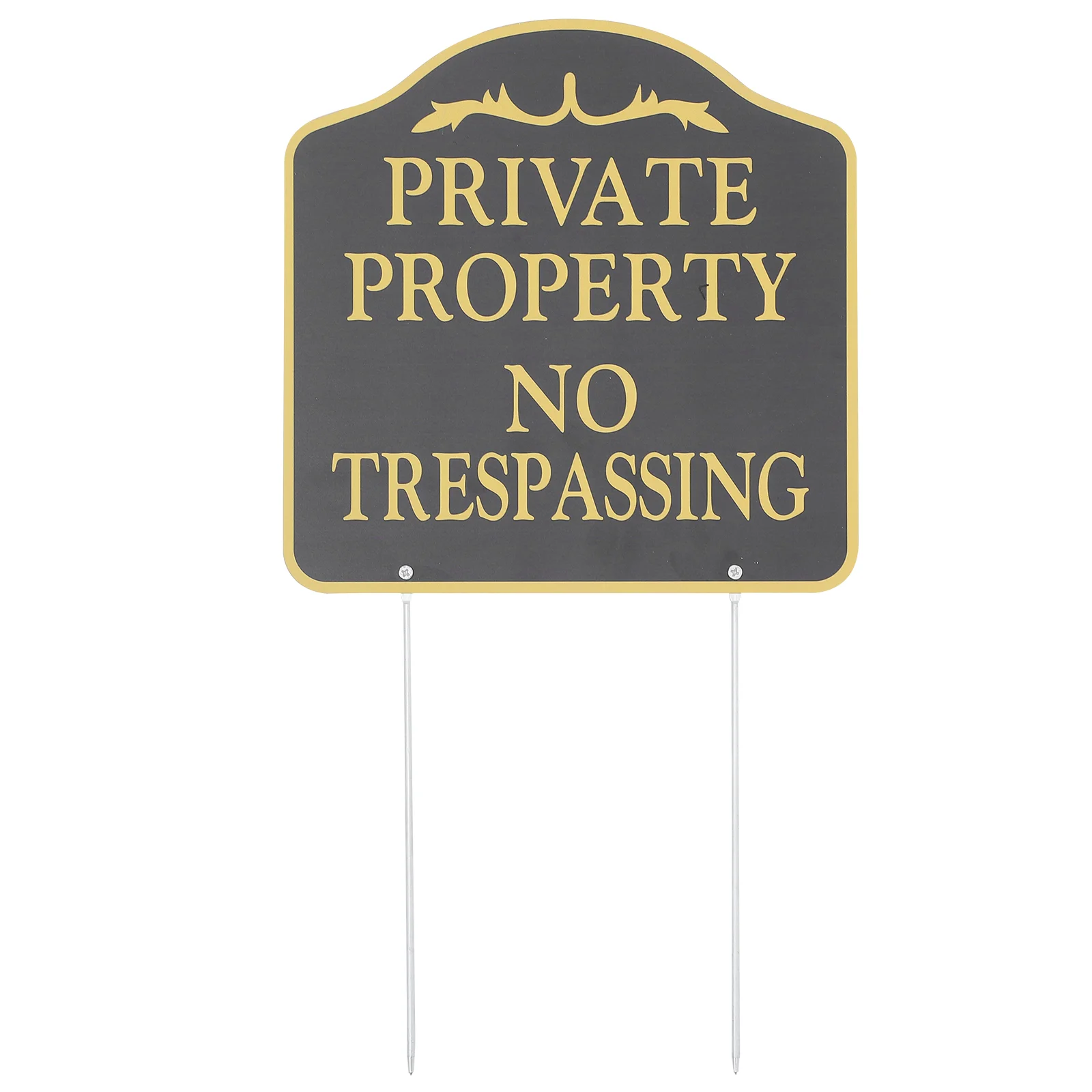 Posted Signs No Trespassing Signs With Stake For Warning Front Door Lawns Gardens And Business Black
Posted Signs No Trespassing Signs With Stake For Warning Front Door Lawns Gardens And Business Black