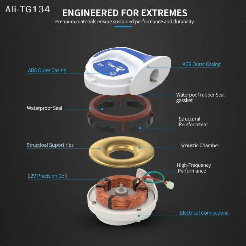 SHIDWJ 1 Set High-pitched Universal 300DB Waterproof Car Electric Horn Snailhorn Modified 12V Snailhorn DIY Accessories
SHIDWJ 1 Set High-pitched Universal 300DB Waterproof Car Electric Horn Snailhorn Modified 12V Snailhorn DIY Accessories