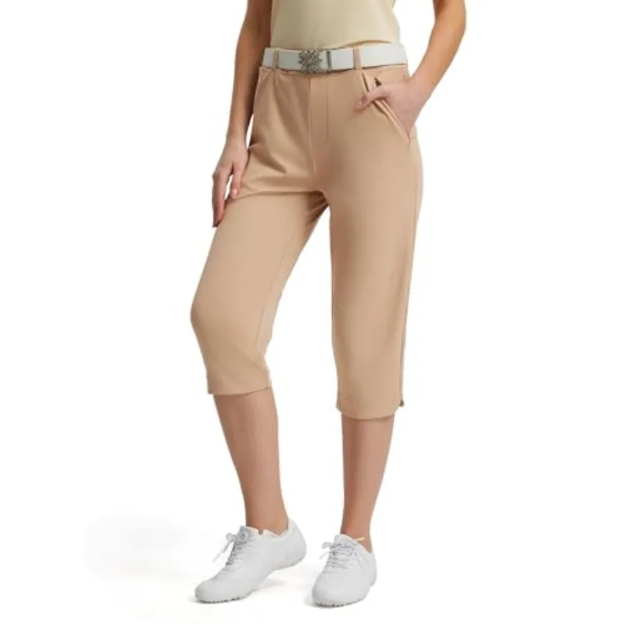 FitsT4 Sports Women 18" Golf Capris High Waist Stretch Hiking Capri Pants with Pockets Work Casual
FitsT4 Sports Women 18" Golf Capris High Waist Stretch Hiking Capri Pants with Pockets Work Casual