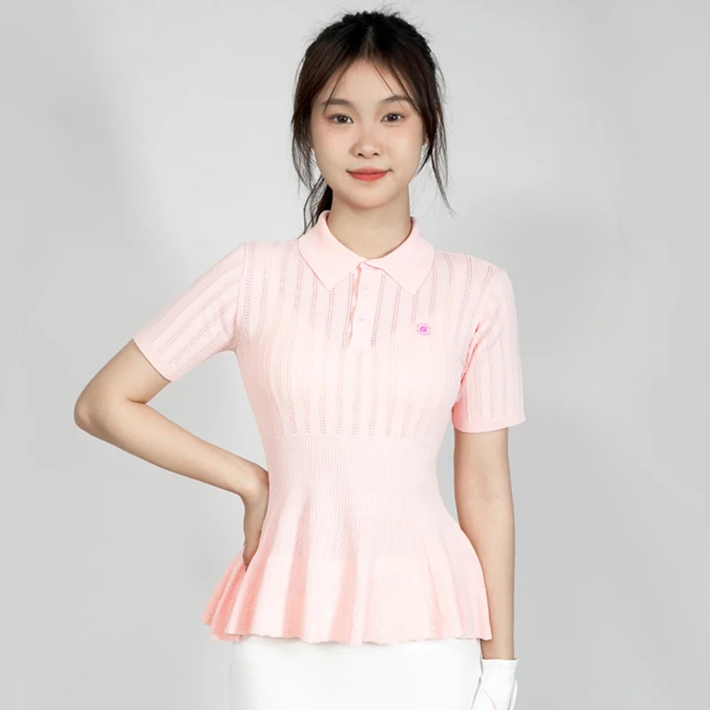 Golfist Golf Women Knitted Polo Shirt Elastic Quick Dry Athletic Causal T-shirt Breathable Golf Girls Shirt
Golfist Golf Women Knitted Polo Shirt Elastic Quick Dry Athletic Causal T-shirt Breathable Golf Girls Shirt